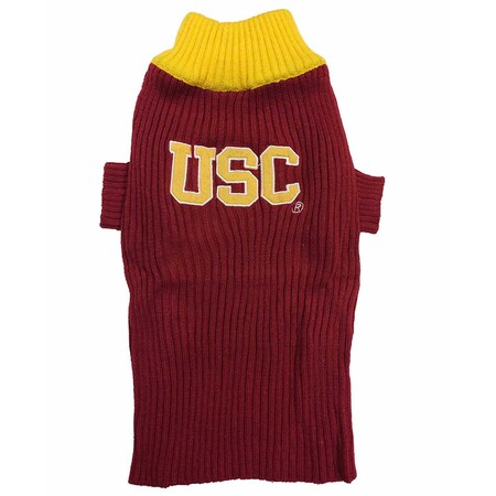 Pets First USC Trojans Dog Sweater - Medium - USC Without Trojans PFUSC4003-0006